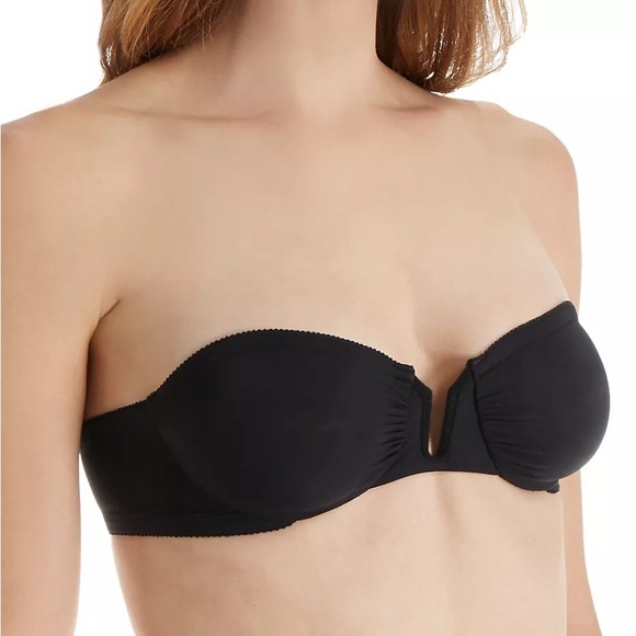 Only Hearts Second Skins Strapless Bra Black size Small - Picture 1 of 3